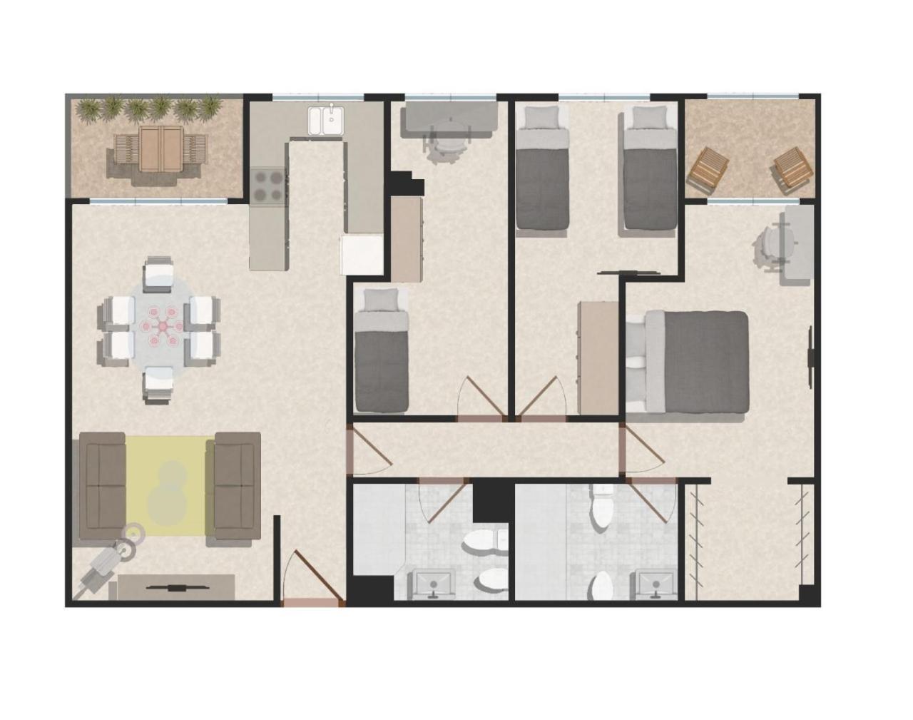Jardines Del Turia - Espacioso Apartamento Leilighet Valencia Eksteriør bilde